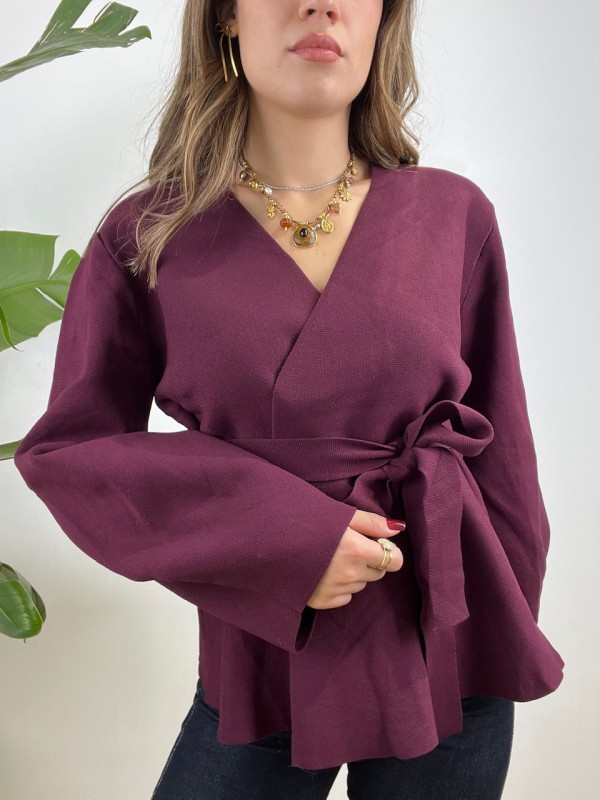 CARDIGAN INCROCIO VINACCIO