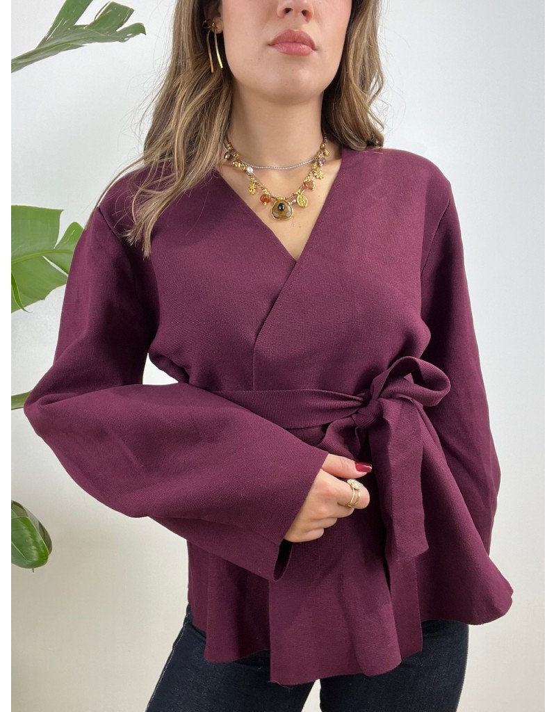 CARDIGAN INCROCIO VINACCIO