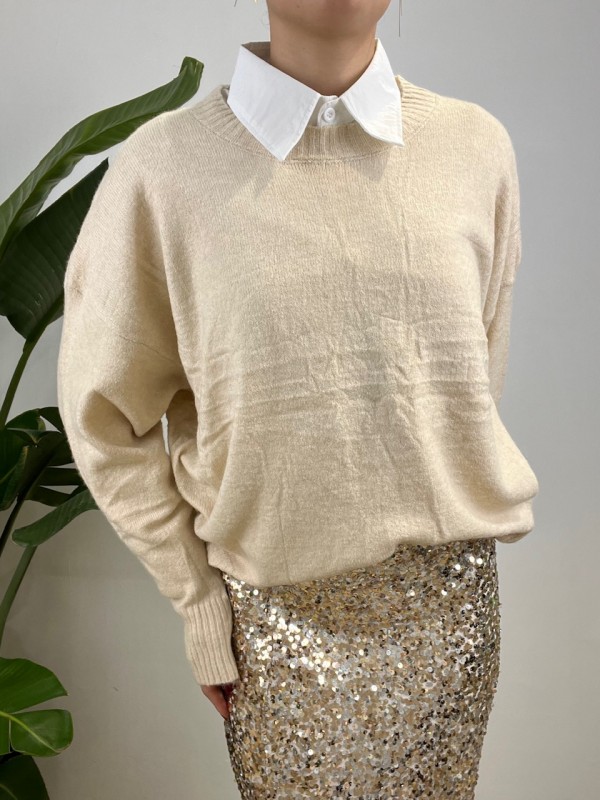 PULLOVER SIMPLY MELANIA PANNA