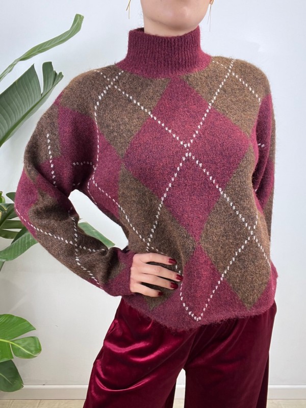 PULLOVER JENNY BORDEAUX