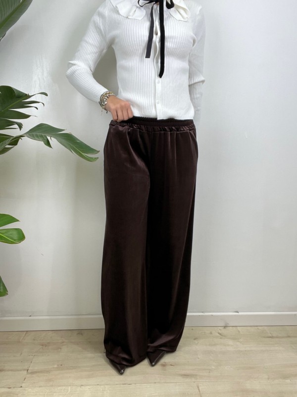 PANTALONE GLORIA MARRONE