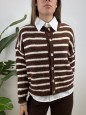 CARDIGAN ISABEL MARRONE