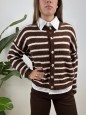 CARDIGAN ISABEL MARRONE