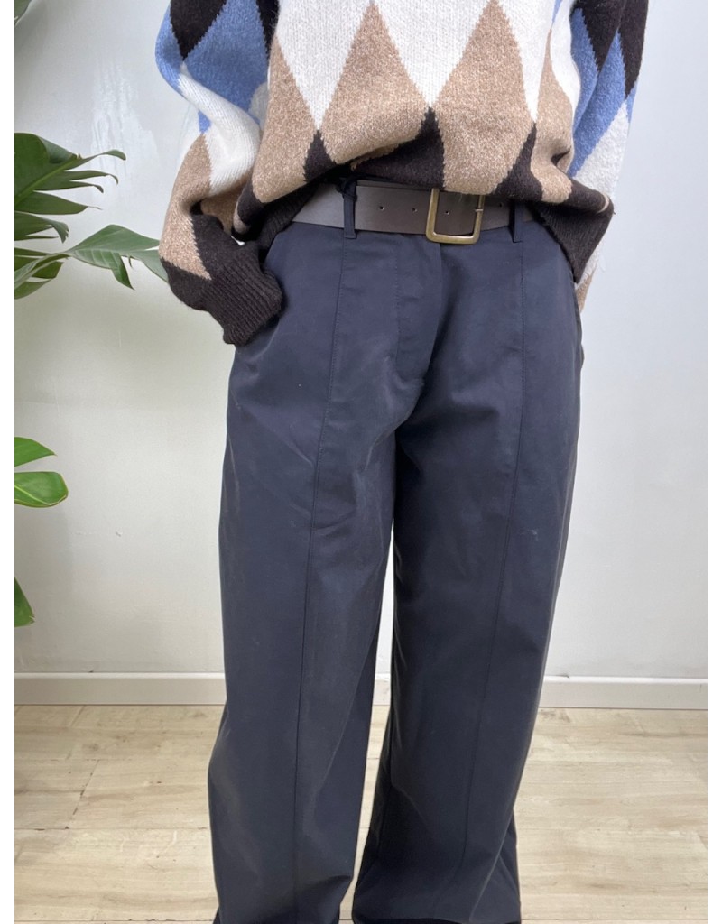 PANTALONI JUST WEST BLU