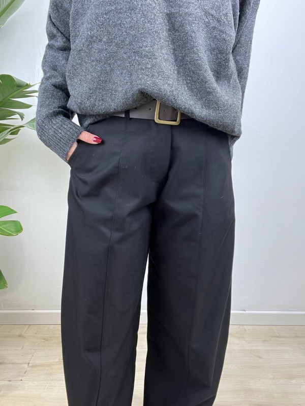 PANTALONI JUST WEST NERO