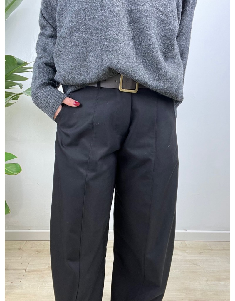 PANTALONI JUST WEST NERO