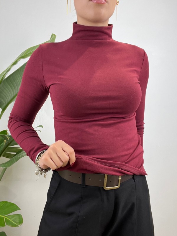 DOLCEVITA SIMPLY FELPATO INTERNO BORDEAUX