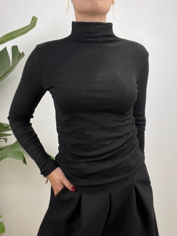 DOLCEVITA SIMPLY FELPATO INTERNO NERO