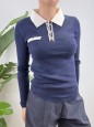 PULL POLO LORENA BLU