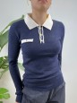 PULL POLO LORENA BLU