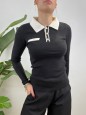 PULL POLO LORENA NERO