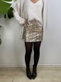 MINIGONNA PAILLETTES ORO