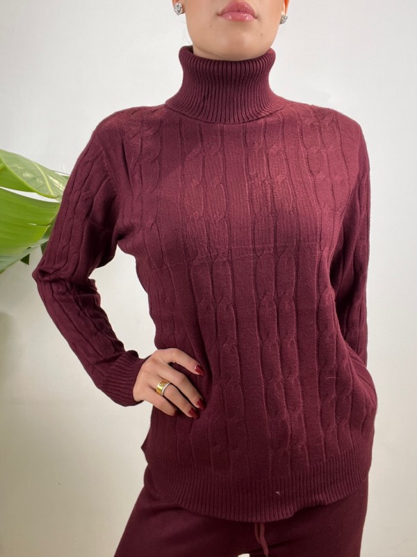 CO ORD SET SUSANNA BORDEAUX