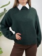 PULLOVER LUMINA SEMPLICE VERDE