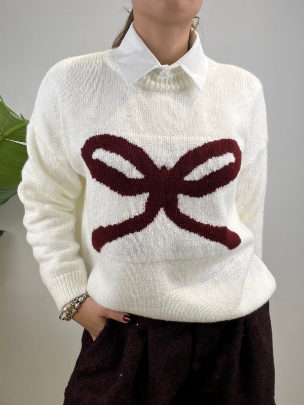 PULLOVER FIOCCO BIANCO