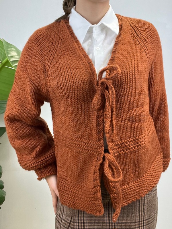 CARDIGAN ALPES RUGGINE