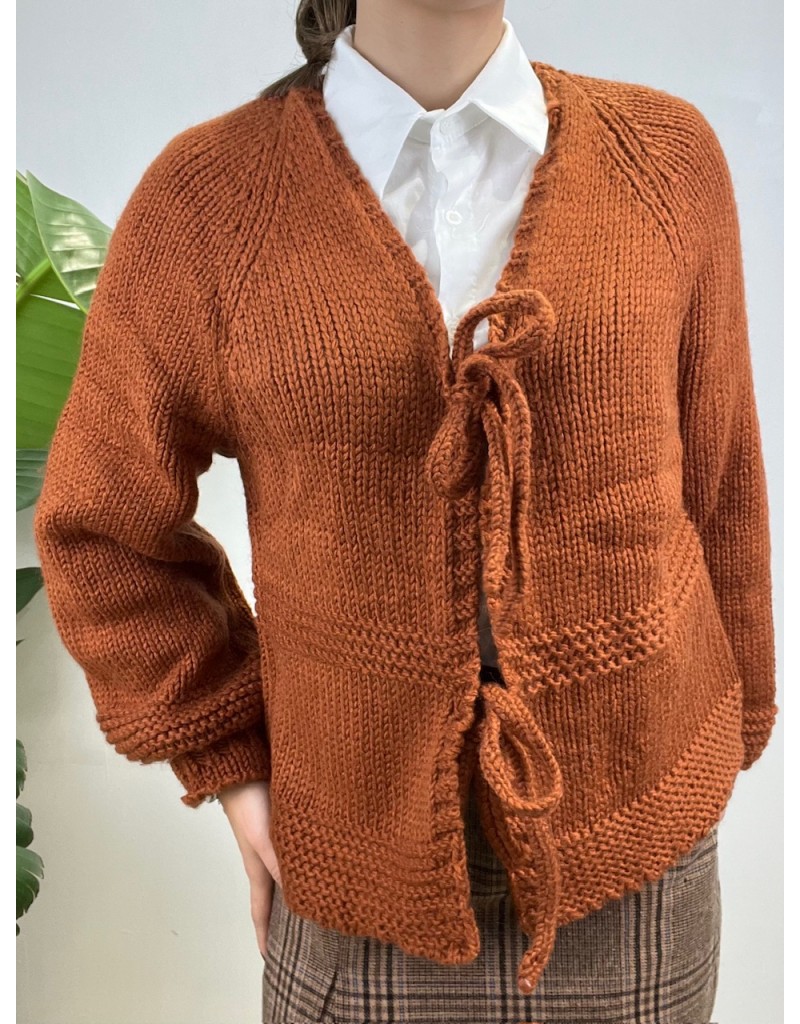 CARDIGAN ALPES RUGGINE