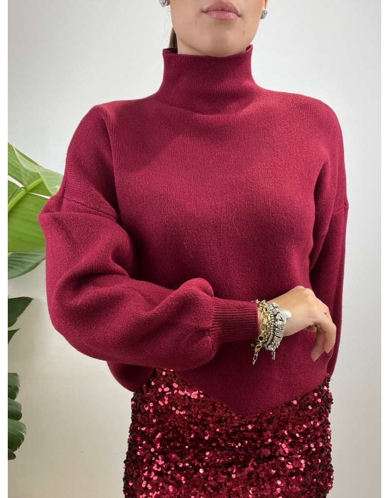PULLOVER SOLAN BORDEAUX