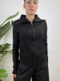 PULLOVER ZIP CAMILLA NERO