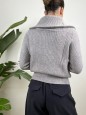 PULLOVER ZIP CAMILLA GRIGIO