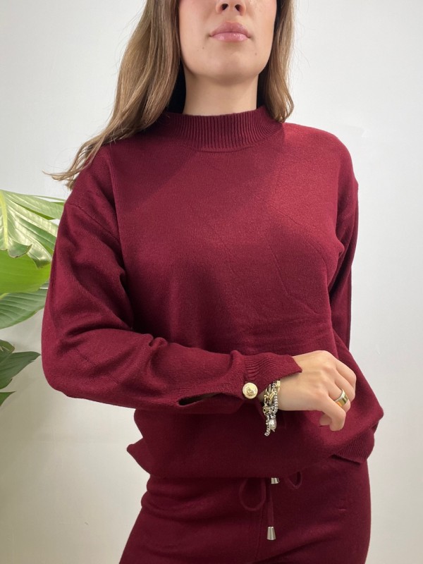 CO ORD SET CINDY BORDEAUX