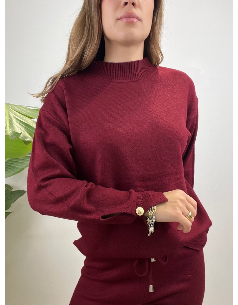 CO ORD SET CINDY BORDEAUX