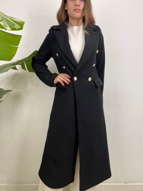 CAPPOTTO LUNGO SONIA NERO