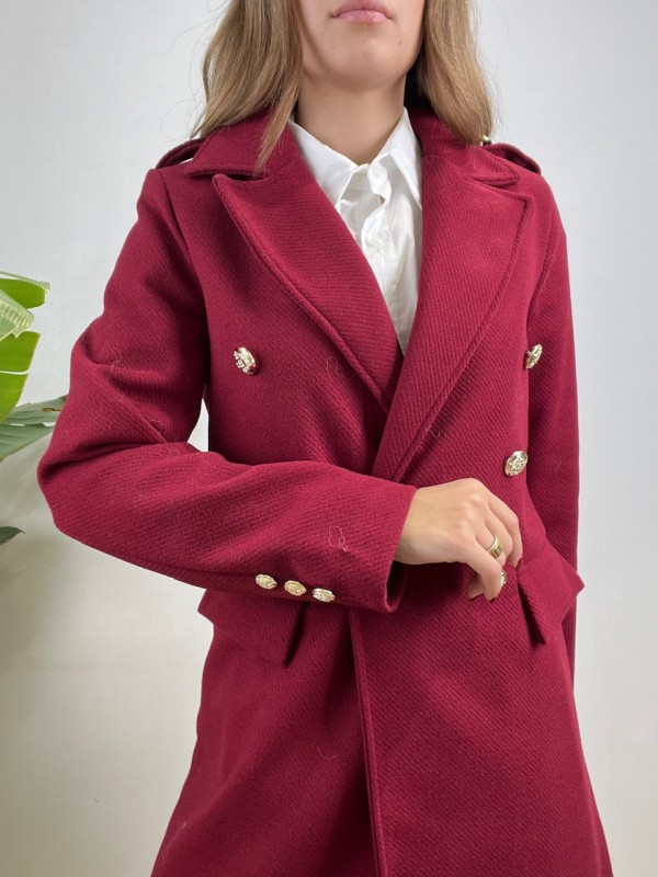 CAPPOTTO LUNGO SONIA BORDEAUX