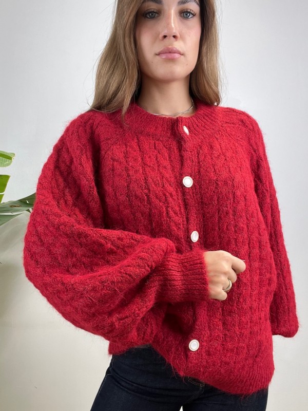 CARDIGAN LISAY AMARANTO