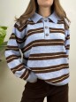 PULLOVER POLO FABIANA AZZURRO