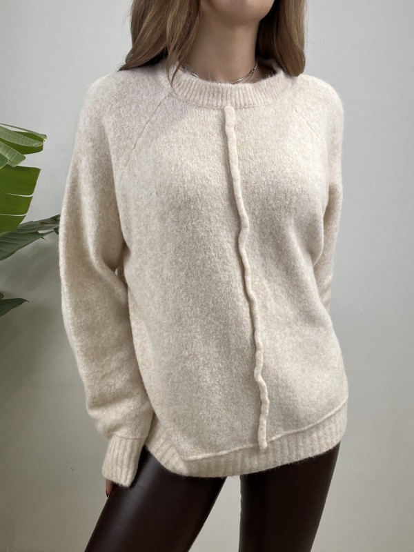 MAXI PULL DOROTEA BEIGE