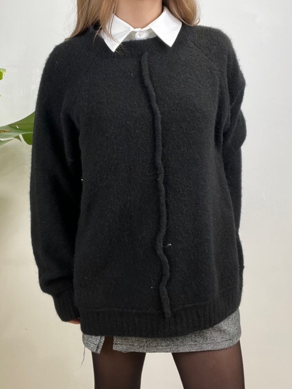 MAXI PULL DOROTEA NERO