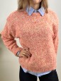PULLOVER MELANGE ARANCIO