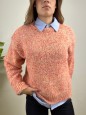 PULLOVER MELANGE ARANCIO