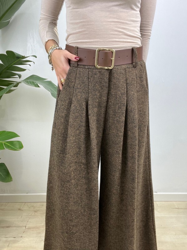 PANTALONI PATRIZIA BROWN
