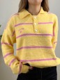 PULLOVER POLO CARMELA GIALLA
