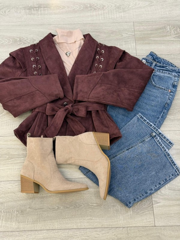 CHIODO ECOCAMOSCIO SIMY MARRONE