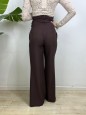 PANTALONI JEMMA MARRONE