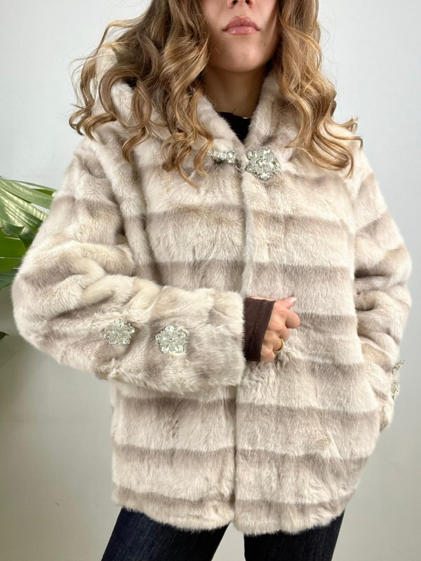 ECOPELLICCIA MILENA PROMO BEIGE