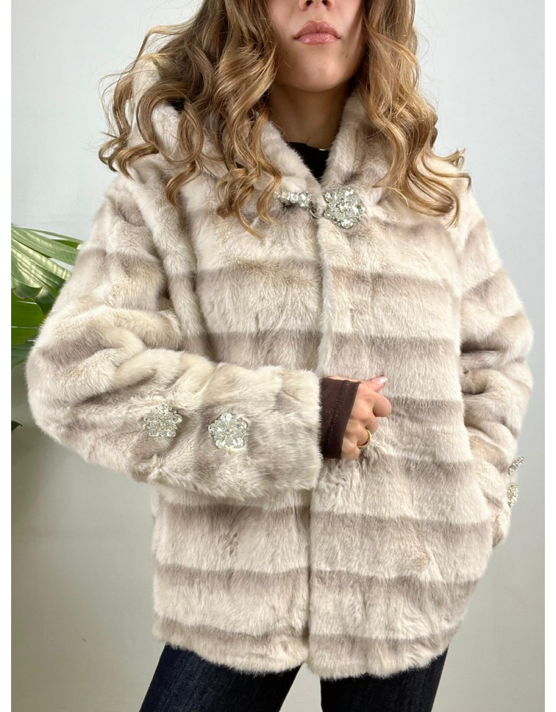 ECOPELLICCIA MILENA PROMO BEIGE