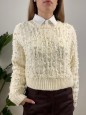 PULLOVER PERLINE LUMINA PANNA