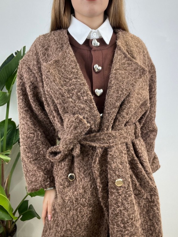 CAPPOTTO CRUDEL MARRONE