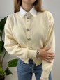 CARDIGAN CUORI BURRO
