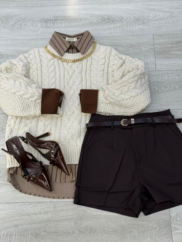 SHORT LUCREZIA MARRONE