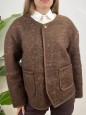 BLAZER CAPPOTTO GIORGIA MARRONE