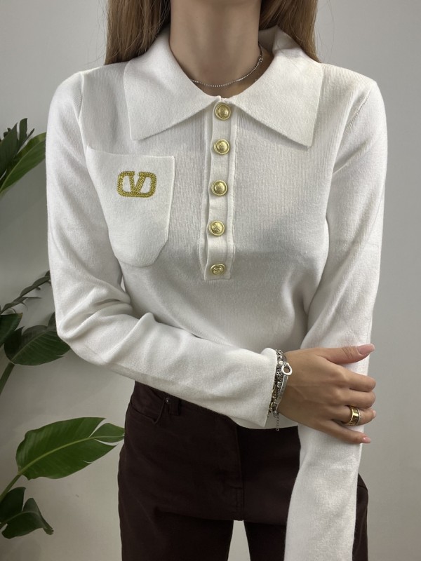 PULLOVER POLO KRIS BIANCO