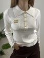 PULLOVER POLO KRIS BIANCO