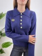 PULLOVER POLO KRIS BLU