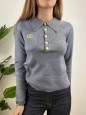 PULLOVER POLO KRIS GRIGIO