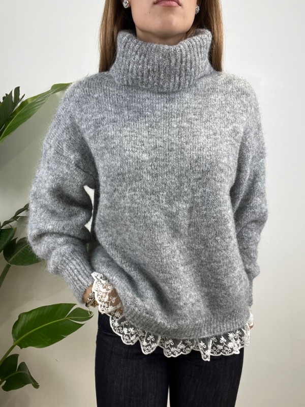 PULLOVER LORENZA GRIGIO